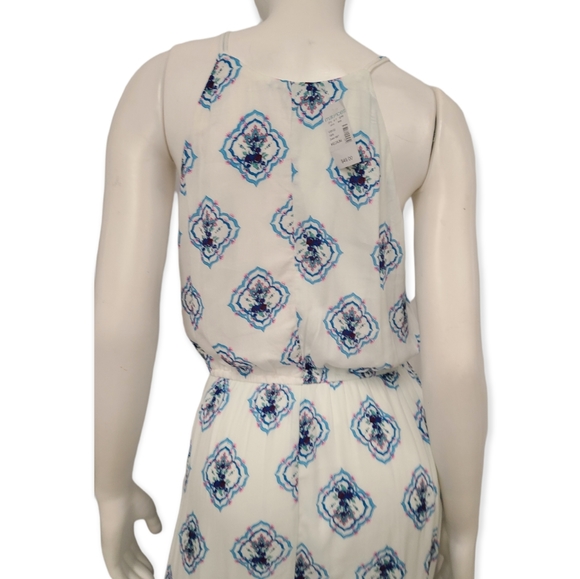 Maurices White Paisley Maxi Dress New with Tags size Medium - Picture 7 of 9